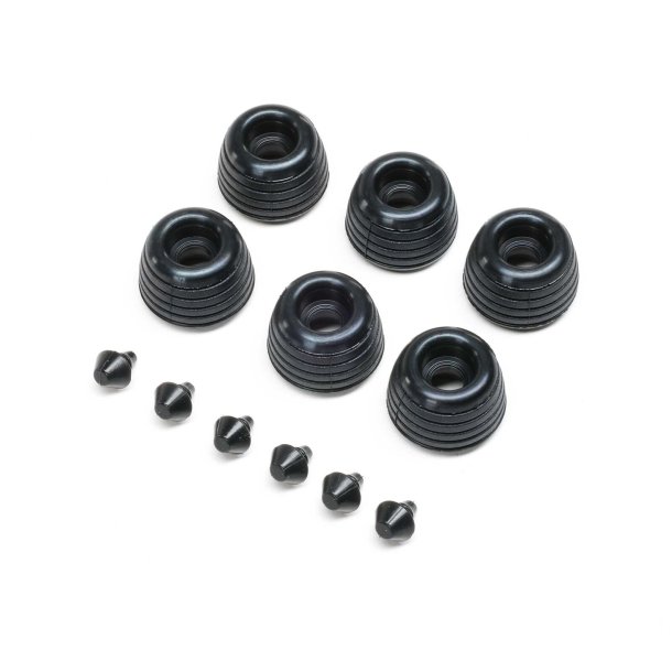 Rubber Lean Bar Wheels &amp; Stops - Promoto-SM