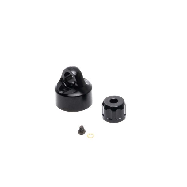Shock Cap Set, Aluminum - Black - PM-MX/SM