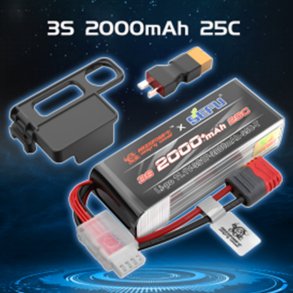 11,1V - 2000Mah - 25C - MJX 1/14 Rally