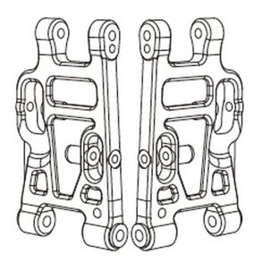 Rear Lower A-Arm - 1/10 Rally