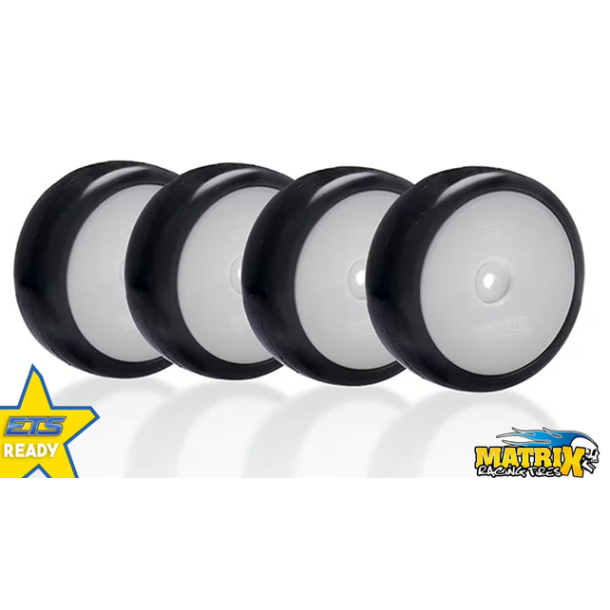 1:10 EP Z36 Rubber Tire Preglued Asphalt (4) ETS - Stock - DASU 2026
