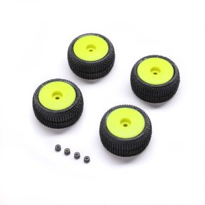 Blockade Tire, Wheel, Yellow, Mounted - Micro-T