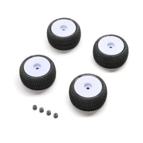 Blockade Tire, Wheel, White, Mounted - Micro-T