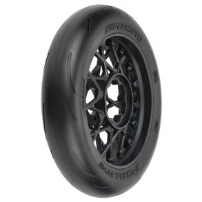 1/4 - Supermoto S3 Motorcycle Front Tire - MTD Black - PM-MX/SM