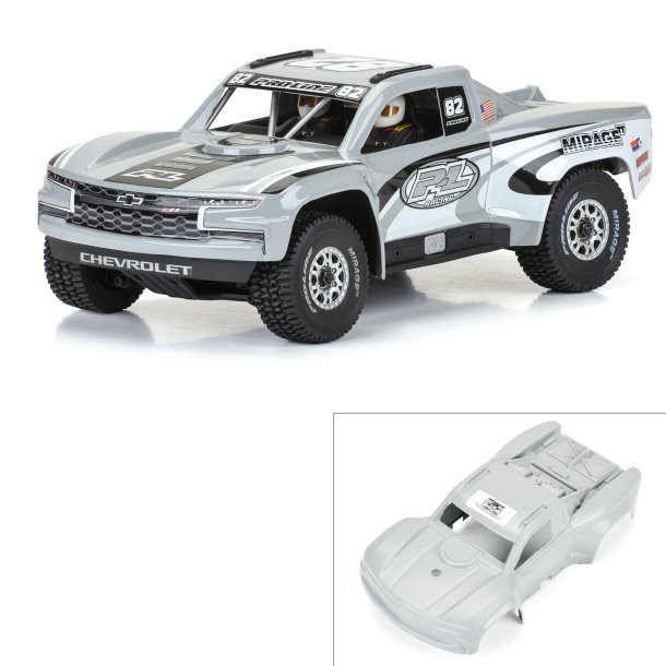 Pre-Cut 2019 Chevy Trophy Truck - Grå - GROM