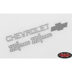 Alu. Emblem Sæt - Chevrolet Blazer