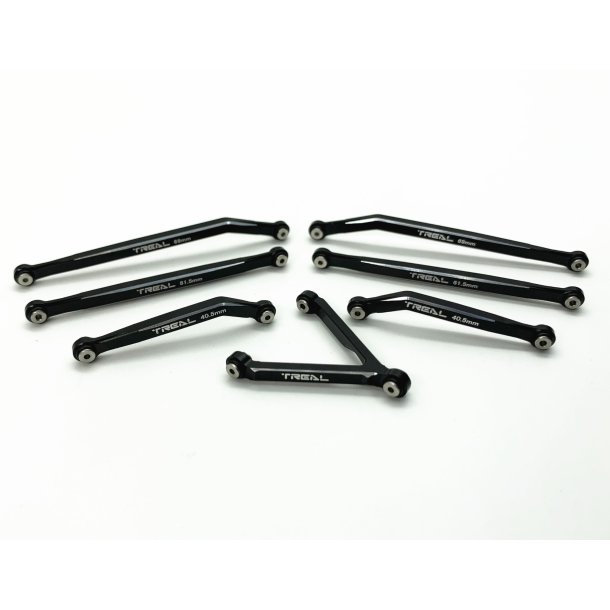 Alu. High Clearance Links - SCX24 Daedbolt - Sort