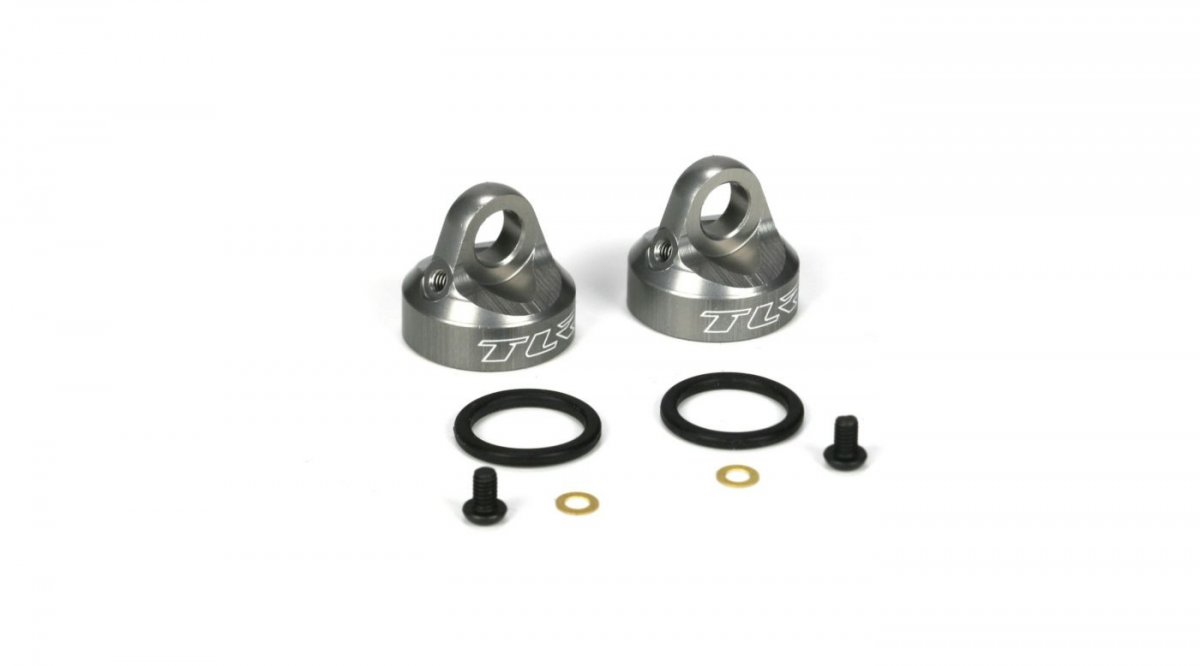 Alu. Bleeder Shock Caps Ten Serie Losi/TLR Hobbykarl.dk