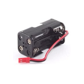 Batteri Boks Med BEC/JST Stik - 4 x AA