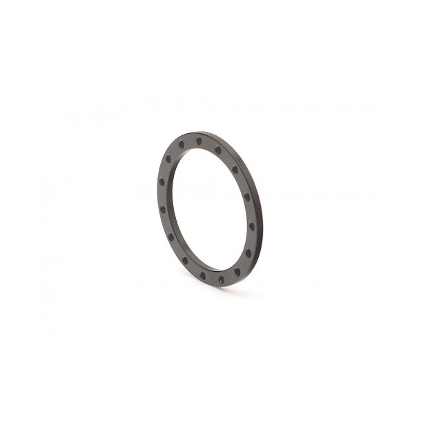 1.55" - Stl Lse Ring - Sort