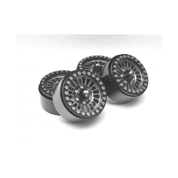 1.9" Venomous KRAIT - Inkl. 8mm Spacers - Gun Metal