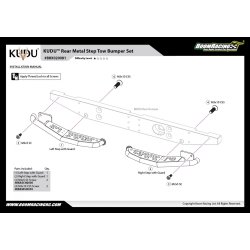 KUDU - Metal Trin - Defender D90/110 Bagkofanger