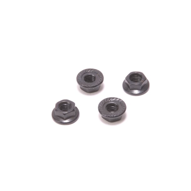Serrated M4 Steel Wheel Nuts