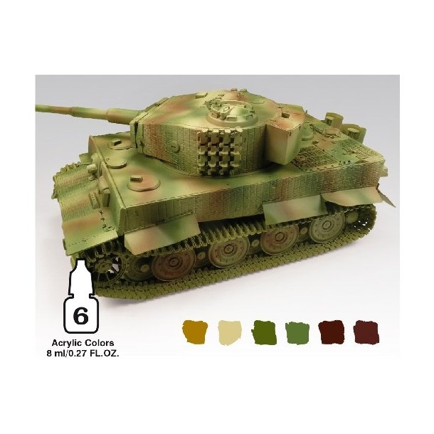 German Camo 1943/44 - 6 Farver