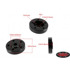 Hex Adapter Til 5-Boltet Stamped Steel Flge