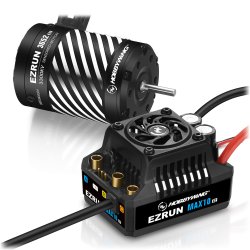 Ezrun MAX10 G2 80A Combo Med 3652SD - 3300KV - 3,2mm Aksel