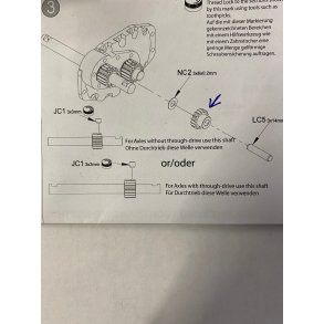 Tandhjul Til Carson Aksel Med Auto Diff. Lock