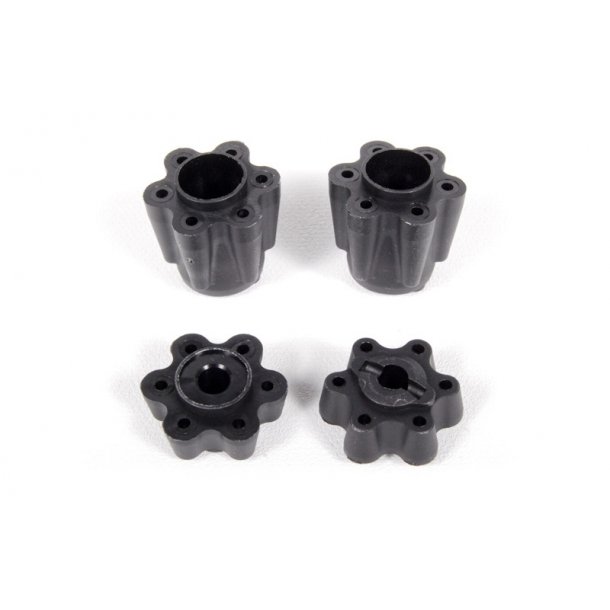 Wheel Hub Adapters - SCX10+II/Wraith