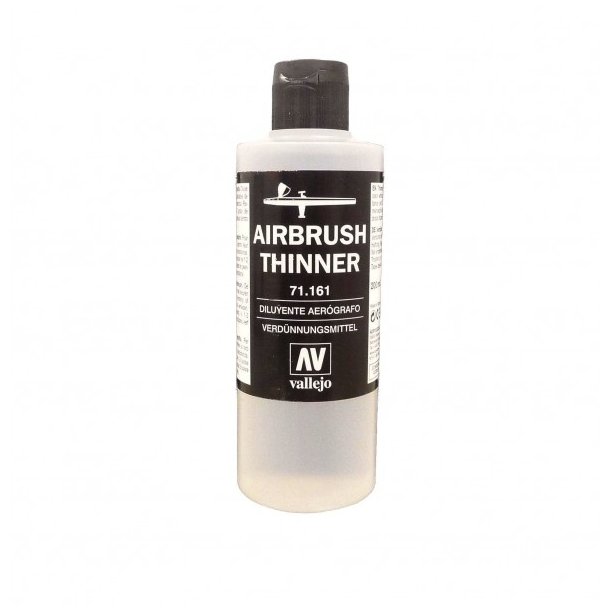 AirBrush Thinner 200ml Vallejo Hobbykarl.dk
